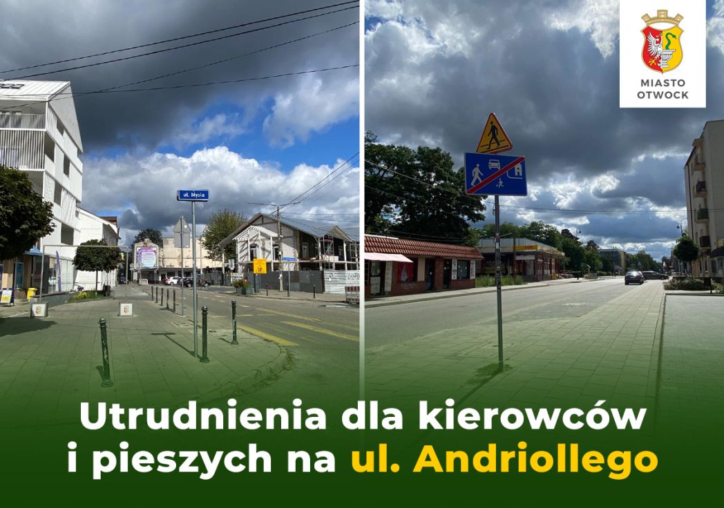 Utrudnienia w parkowaniu i ruchu pieszym przy ul. Andriollego